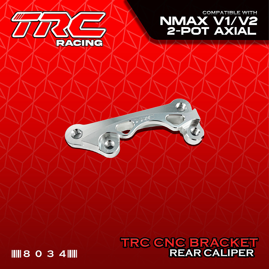 SK TRC Racing CNC Brake Caliper Bracket 2 POT Nmax V1 V2 REAR Axial ...