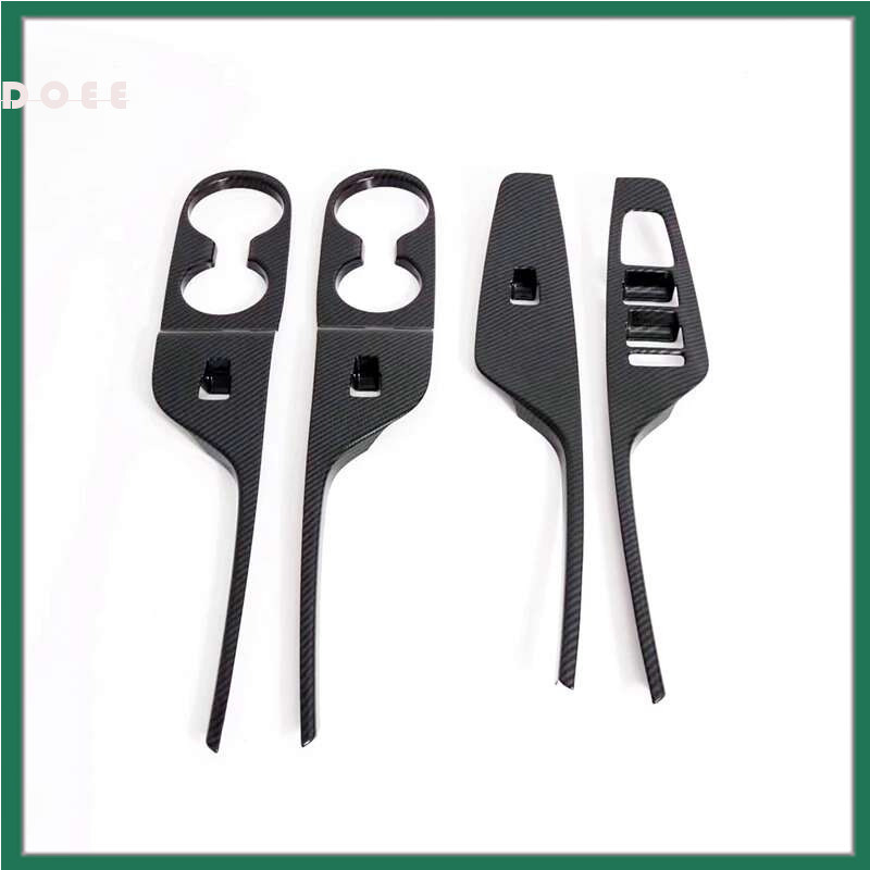 Red Blue Window Lift Switch Button Cover Trim For Honda Civic 11th 22