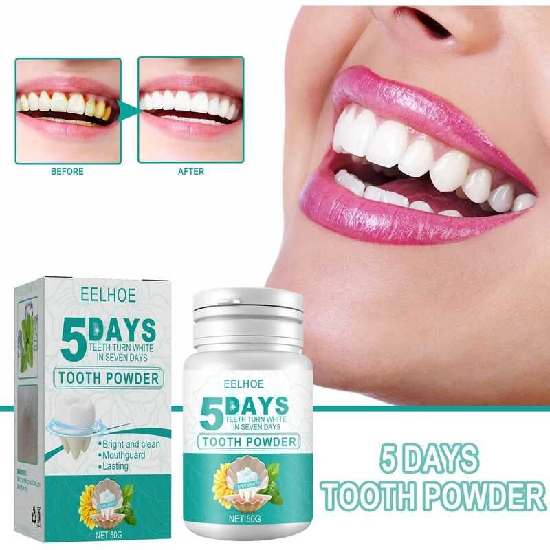 Teeth Whitening Powder Long-Term Effect Mouth Hygiene Cleaning ...
