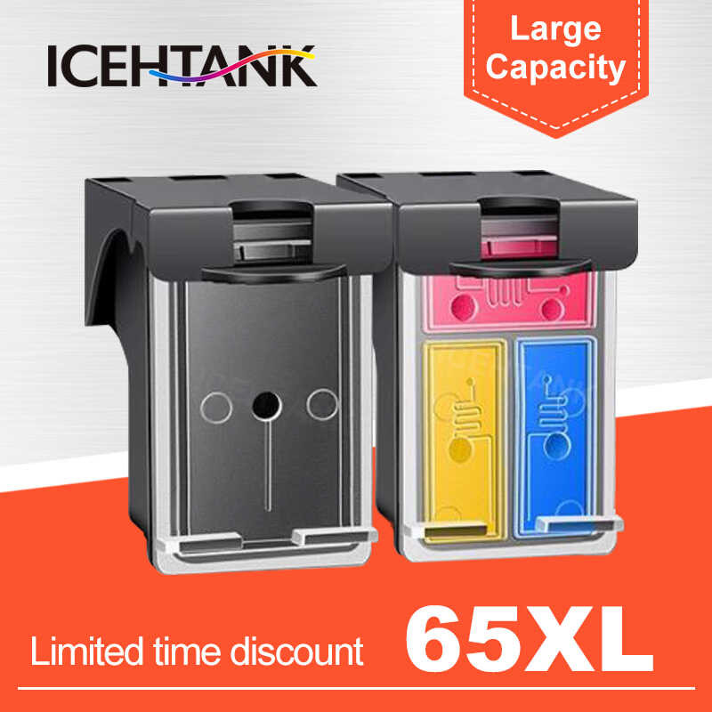 65XL 5 Ink Cartridge Compatible Hp 65 XL Hp65 for Envy 5010 5020 5030 ...