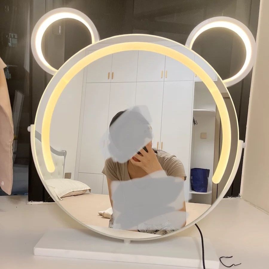 Makeup Mirror Desktop LED Light Large Fill Light Dressing Table Mirror ...