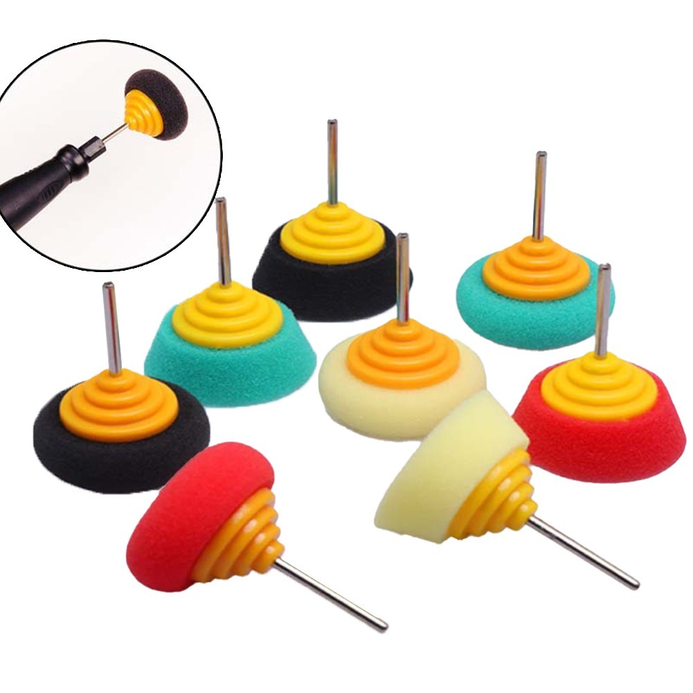 40mm Mini Polishing Sponge Buffing Wheel Car Hub Steel Rim Burnishing ...