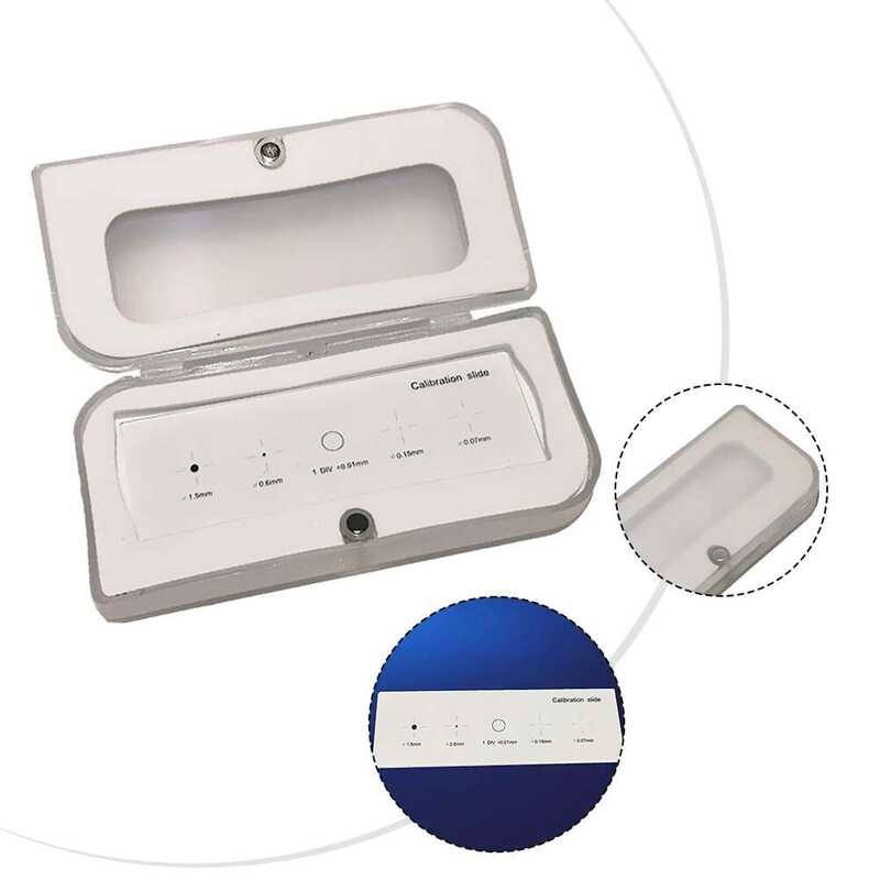 7 Dot Cross Microscope Camera Slide Slide Ruler Stage Micrometer ...