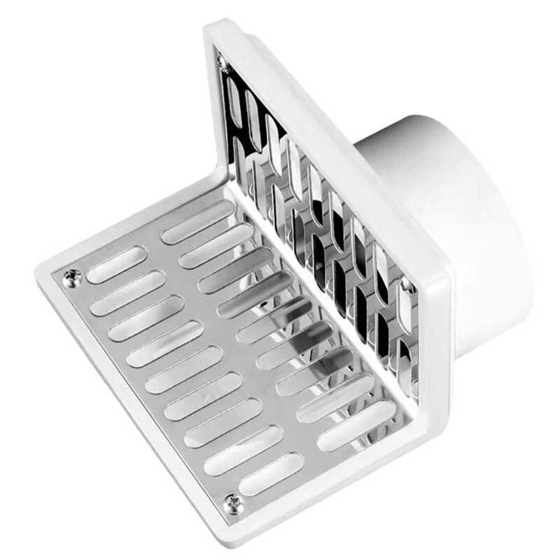 1Pc Roof Side Line O Guhit Gutter Guard Rain Pipe Cap Balcony Drainage
