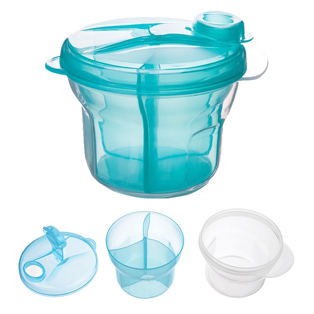 3 Grid Divided Baby Milk Powder Formula Dispenser Portable BPA Free ...