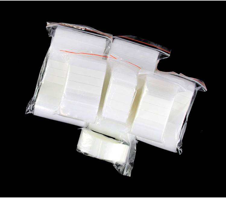 100pcs Writing Packaging Remember Note Pouches Plastic Zip Lock Jewelry ...