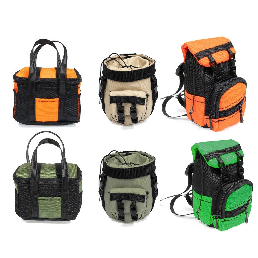 1/10 Scale RC Crawler Accessory - Miniature Simulation Backpack (Dual ...