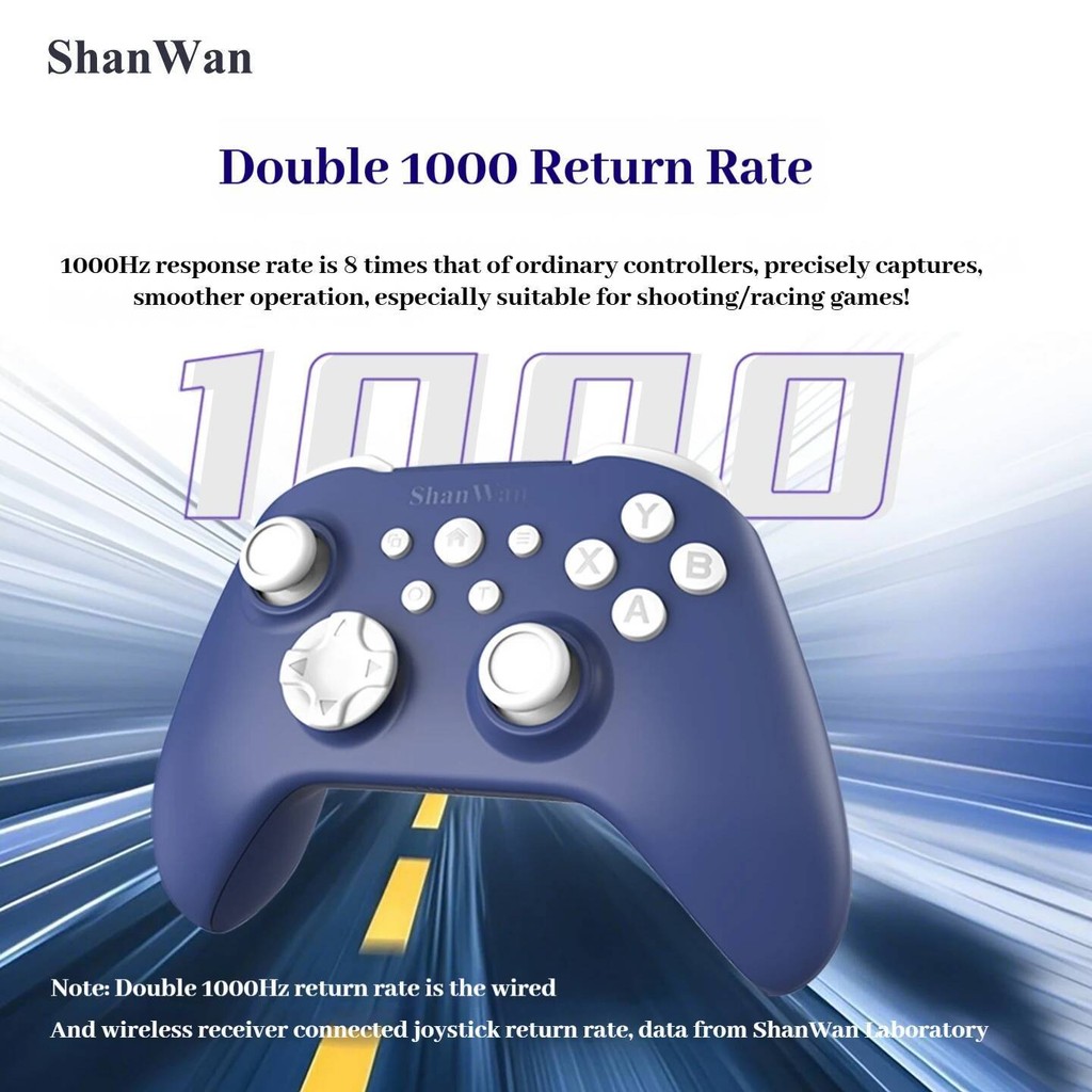 Q34B Shanwan motion sensing game controller dual Hall joystick motor ...