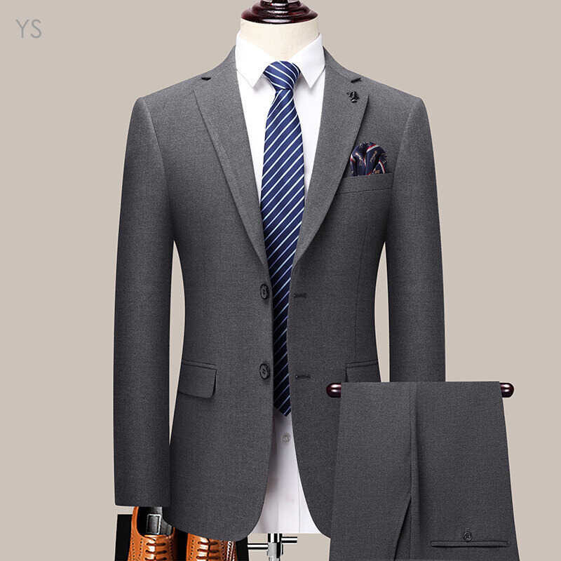 Tuxedo Men's Set, Groomsmen Suit For Wedding, Formal Business Attire ...