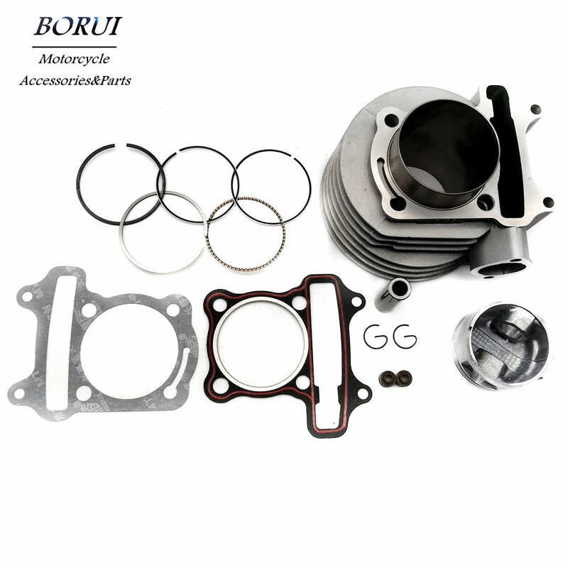 Mga Bahagi Ng Motorcycle Performance Na 57.4Mm Engine Cyder Kit Piston ...