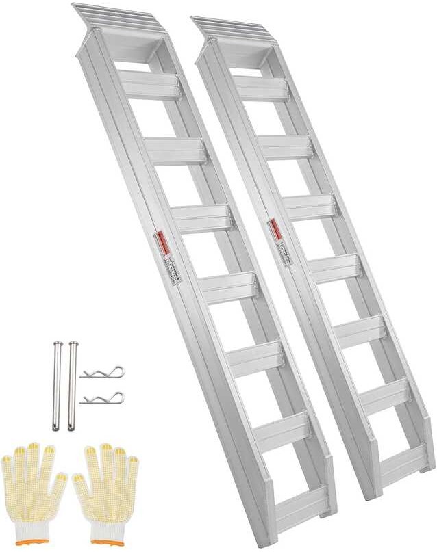 VEVOR Aluminum Ramps, 8810 lbs, Heavy-Duty Ramps with Top Hook ...