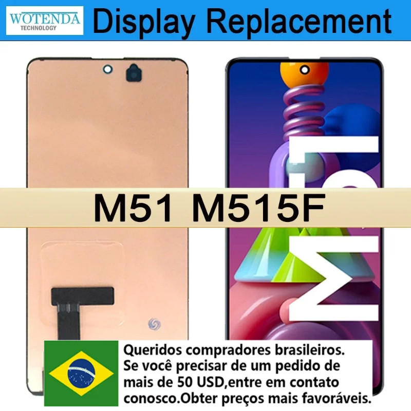 In Stock High Quality Amoled Display For Samsung M M M F M F Ds Lcd Display Touch