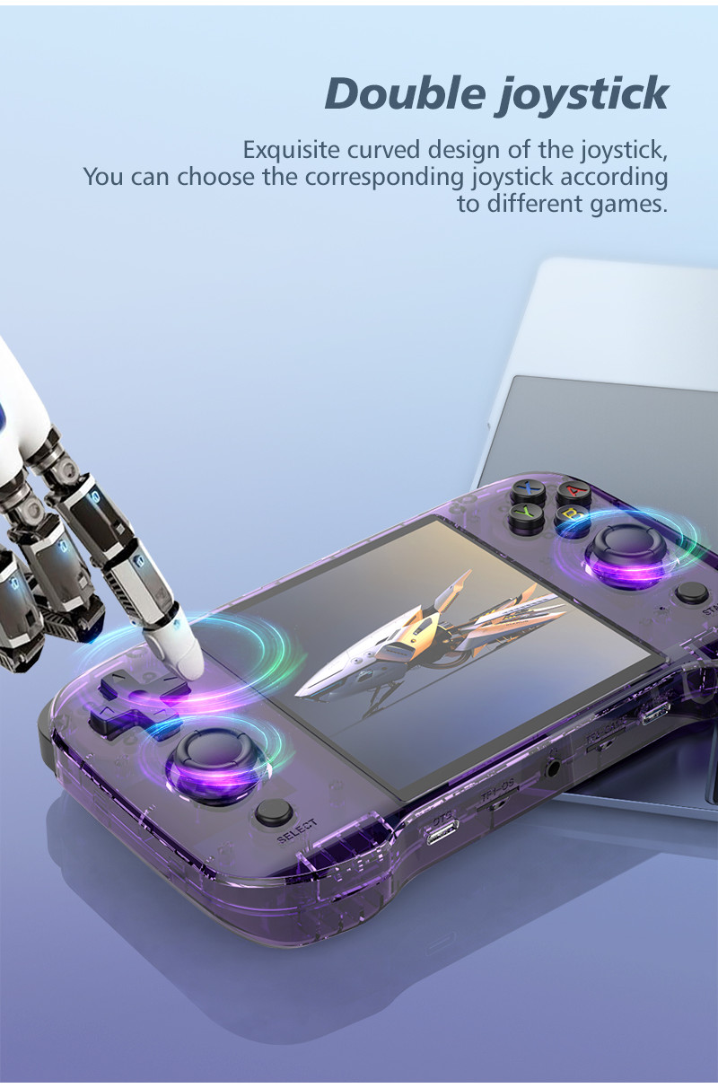 GameCove R46S Retro Handheld Video Game Console Linux System | Shopee ...