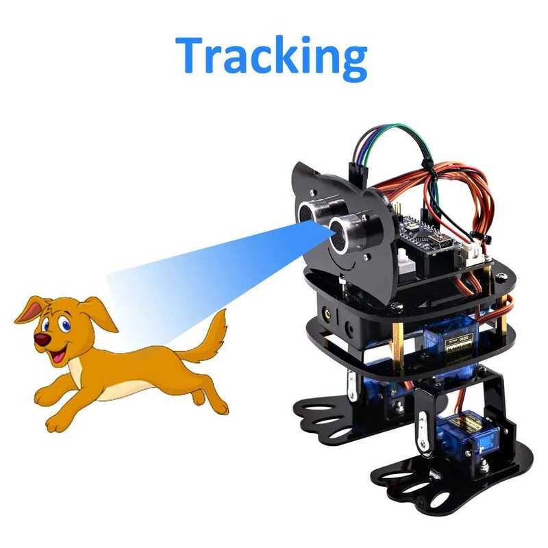 721 LAFVIN DIY 4 Dof Panda Programmable Dancing Robot Kit Para Sa ...