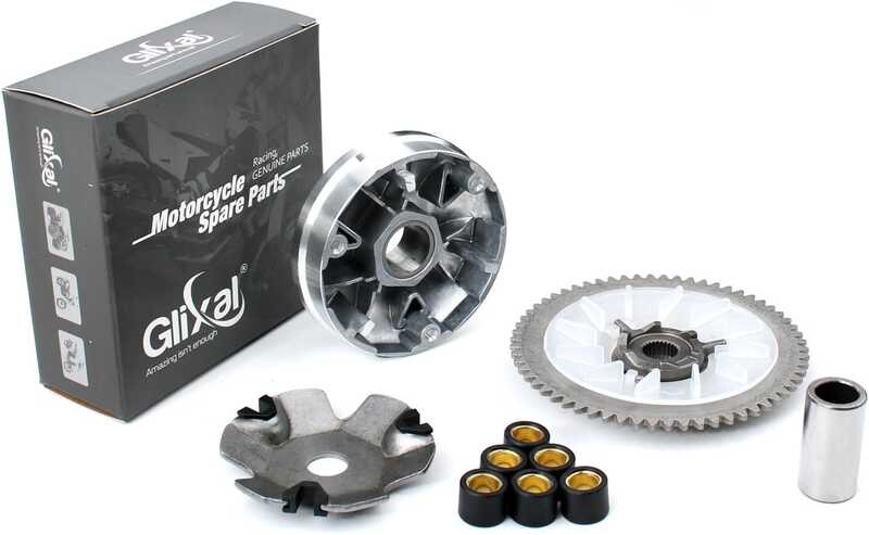 GOOFIT Zylinderkopf mit Ventil Ersatz für 4 Stroke GY6 49cc 50cc