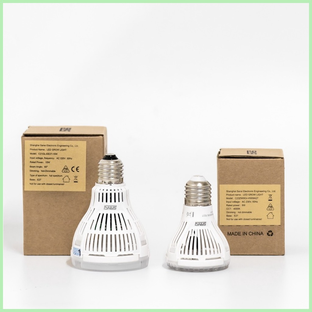 Shopleaf Sansi Full Spectrum LED Grow Light Bulb 2024 Version | Shopee ...