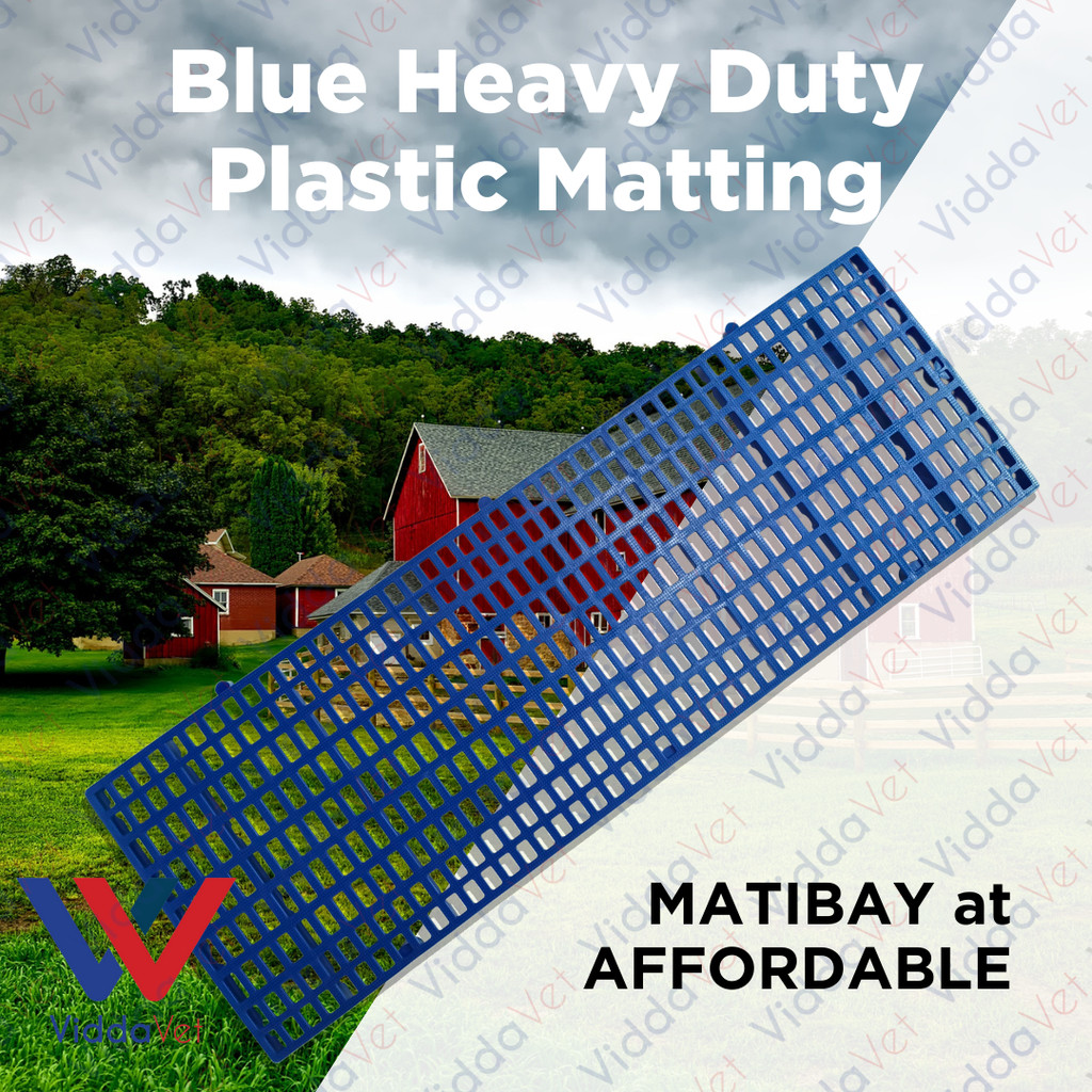 Viddavet 10PCS 1X3 Plastic Mattings Blue AquaGuard 1x3 Blue Plastic ...