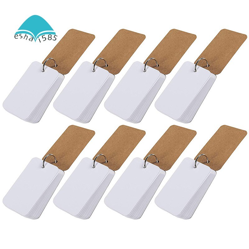 In Stock Flash Cards With Binder Rings 8 Pack 400 Piece Study Mini 