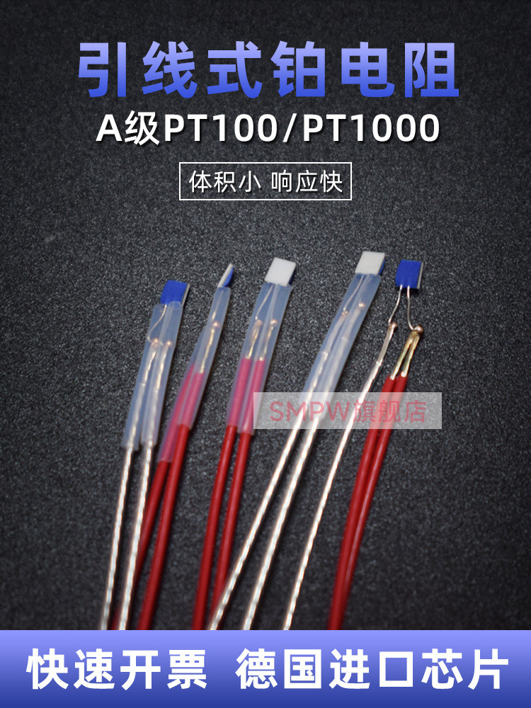 SMPW Platinum PT100/PT1000A Thermal Resistance Sensor Temperature Probe ...