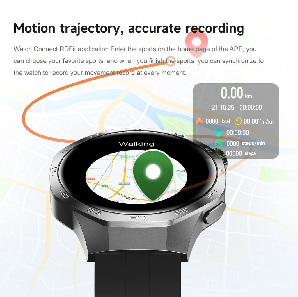 2026 New GT 5 Pro Sports Smart Watch Men Women GPS Track Compass ...