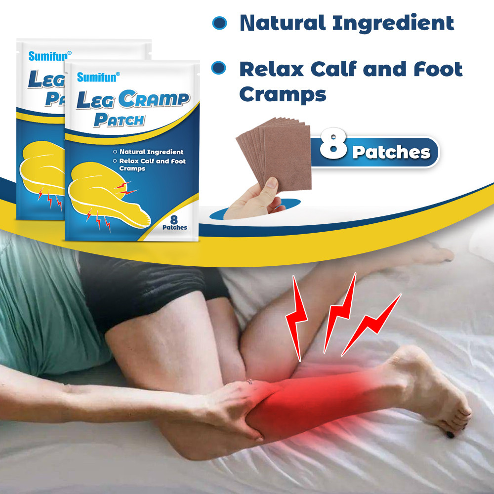 8/16/24/40/80Pcs Sumifun Cramp Patch Leg Muscle Joint Strain Pain