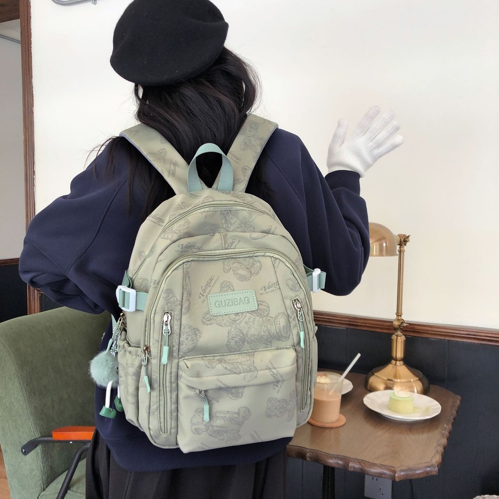 School Bag Junior High School Girl 2024 New Backpack Niche Design