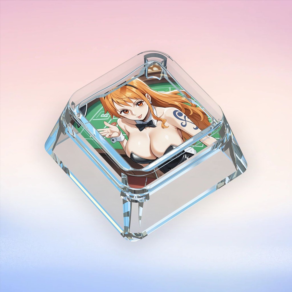 One Piece Nami Cross Mechanical Keyboard Personalized Keycap Straw Hat ...