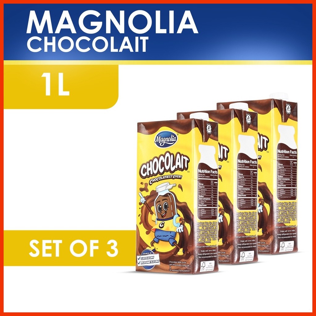 ஐ MAGNOLIA Chocolait 1L Chocolate Flavored Milk Drink, Source of ...