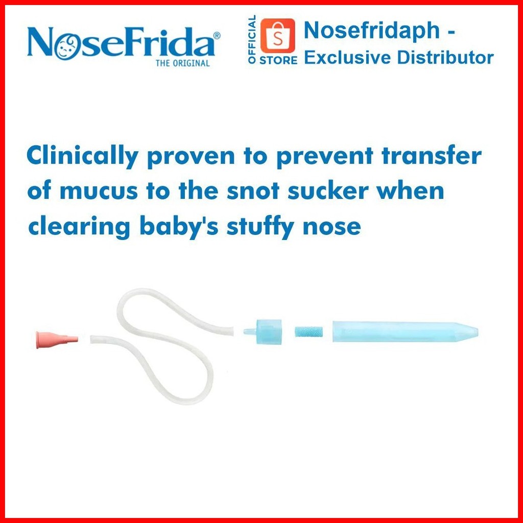 ⊕ Nosefrida Nasal Aspirator with Travel Case and Nose Frida Hygiene ...