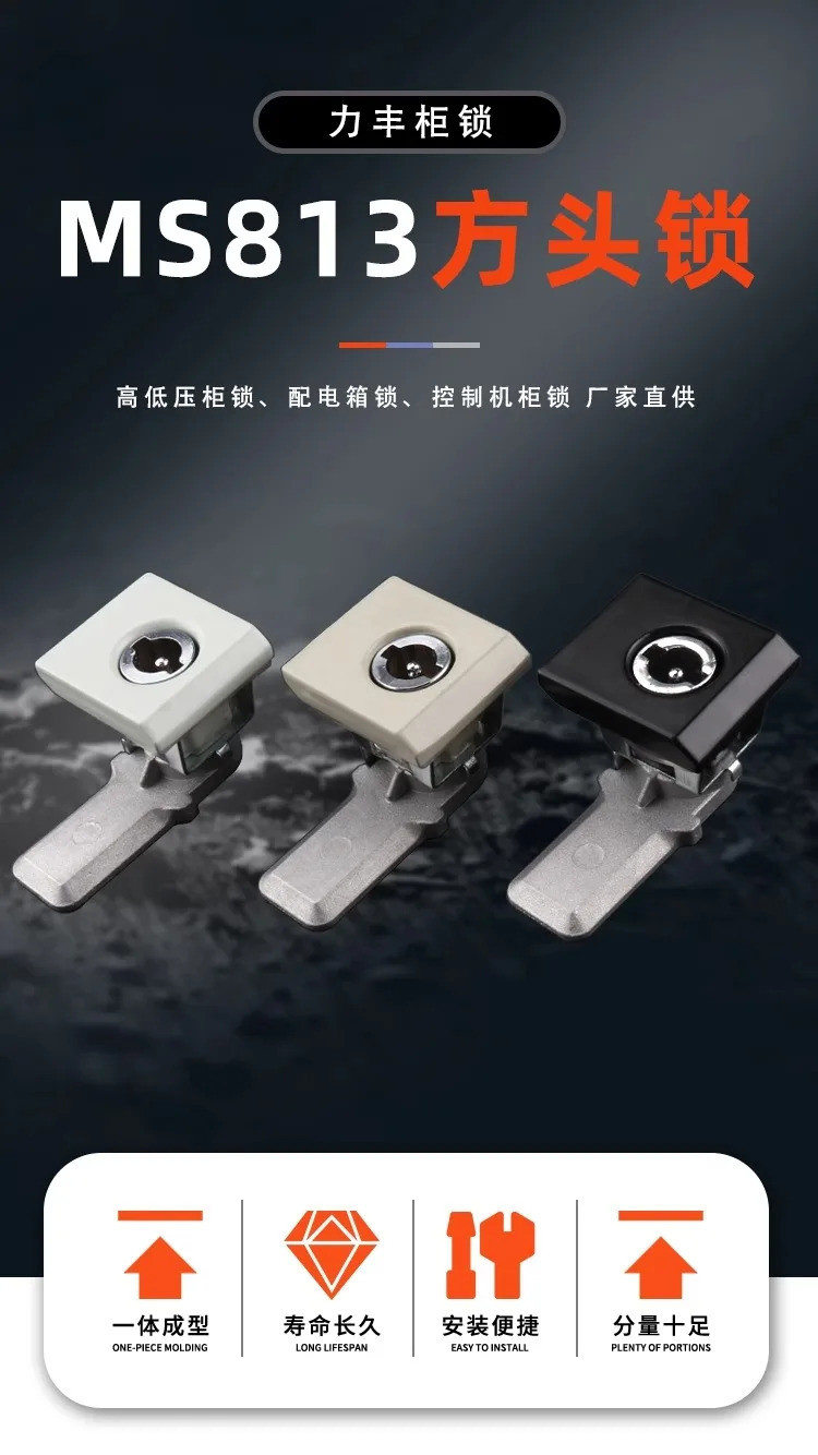 Square tongue lock MS813 compression quadrilateral wing lock core ...