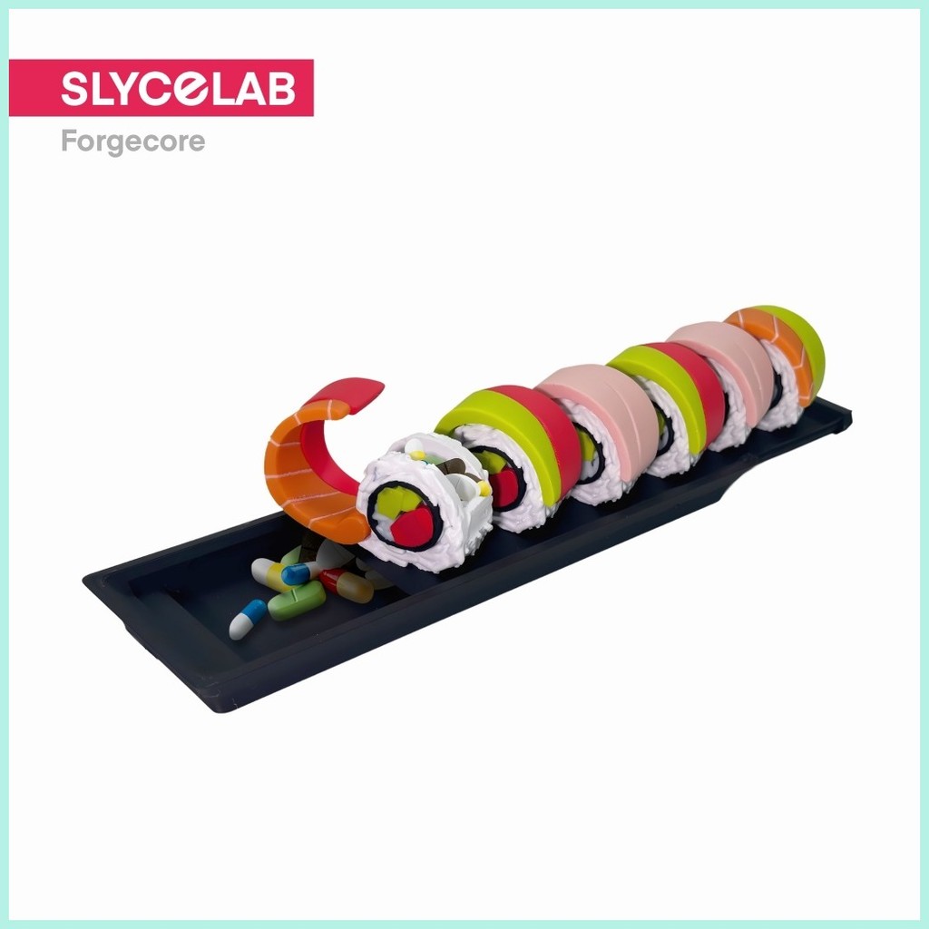 SLYCELAB Sushi Supplements 3D Printed Multifunctional Mini Storage ...