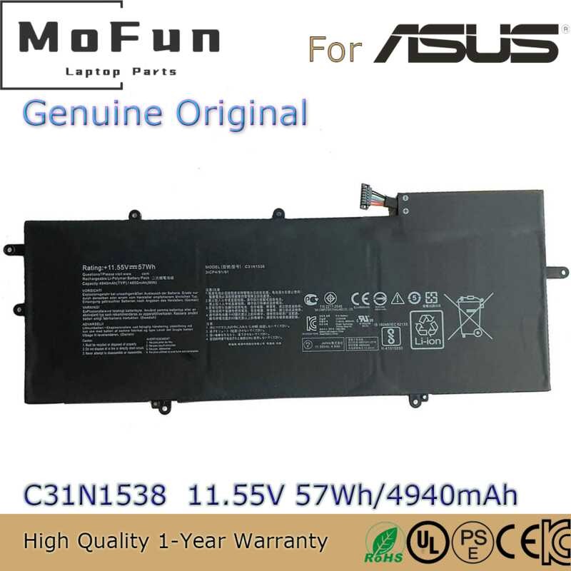 Batteria Compatibile Per Asus Q324UA E UX360UA – C31N1538, 11.55V, 57Wh, 4 Celle, Nuova