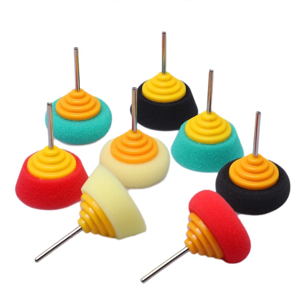 40mm Mini Polishing Sponge Buffing Wheel Car Hub Steel Rim Burnishing ...