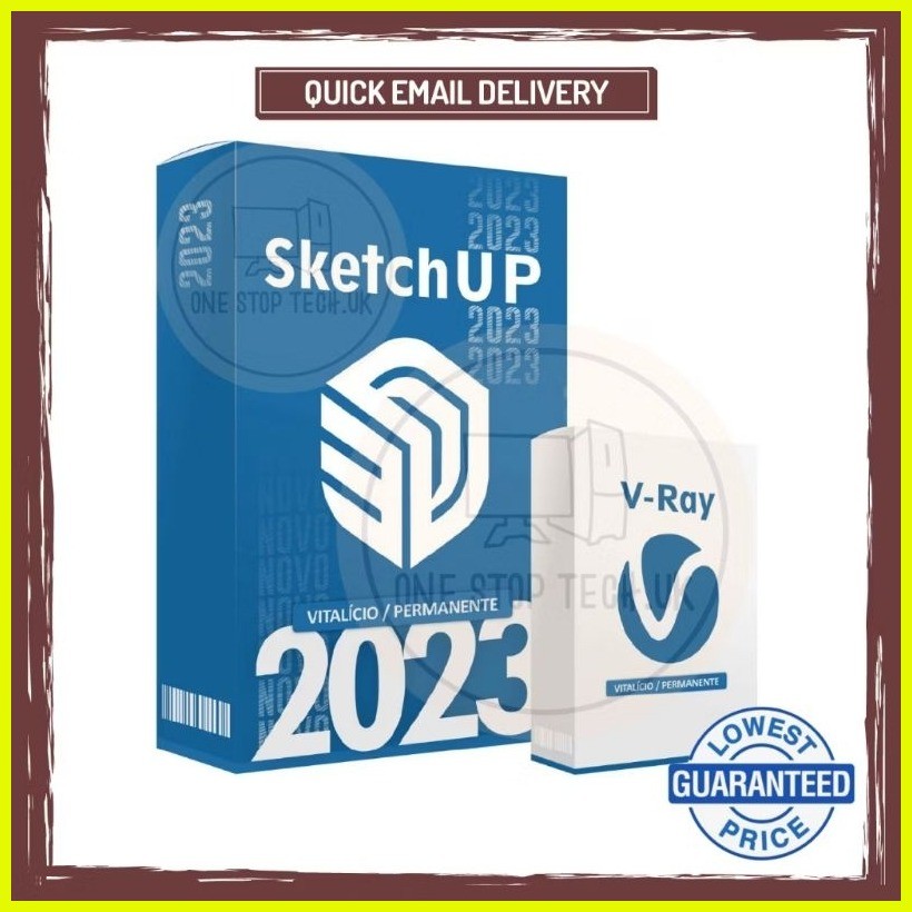 Sketchup 2023 | VRay 6 (v1) | Enscape - Windows | Lifetime | Shopee ...