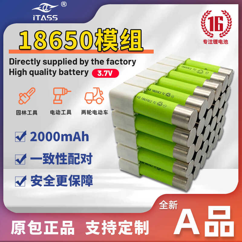 18650 Lishen Lithium Battery Car Module Disassembly Power Electric ...