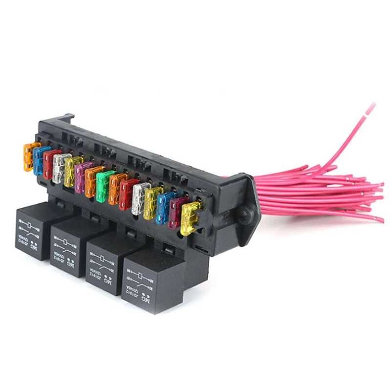 15- Automotive Multi- Master Control Box Thick Copper Wire Fuse Holder ...