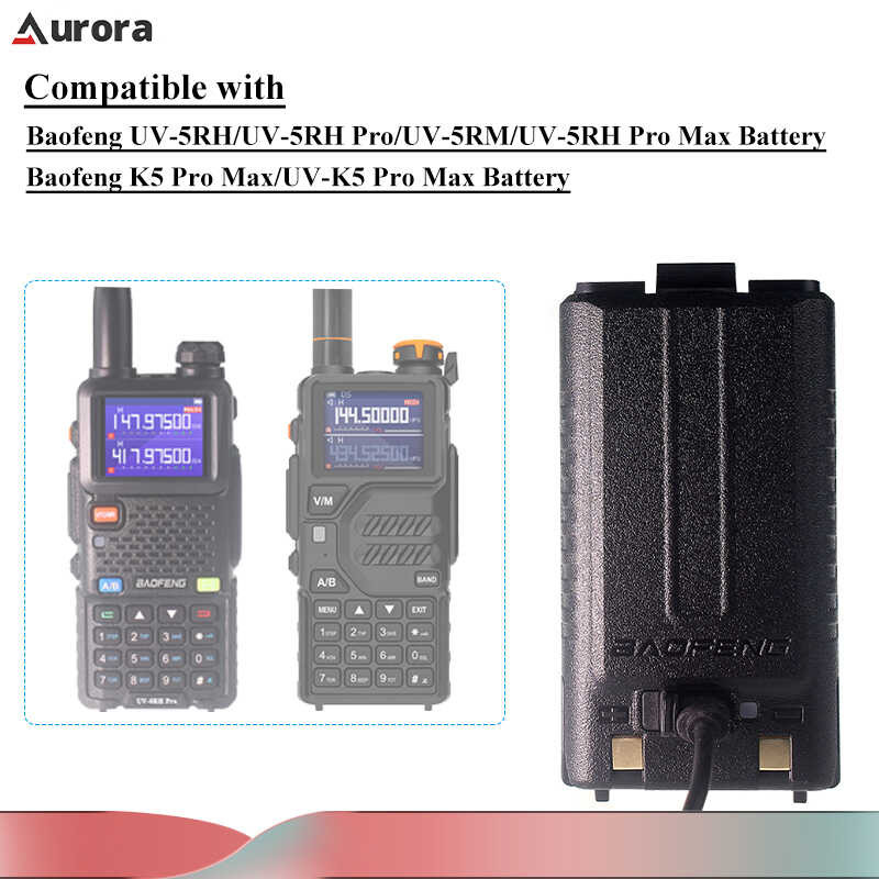Baofeng 3 Uv5Rh Walkie Talkie TypeC Charging 3800Mah Bl5Rh