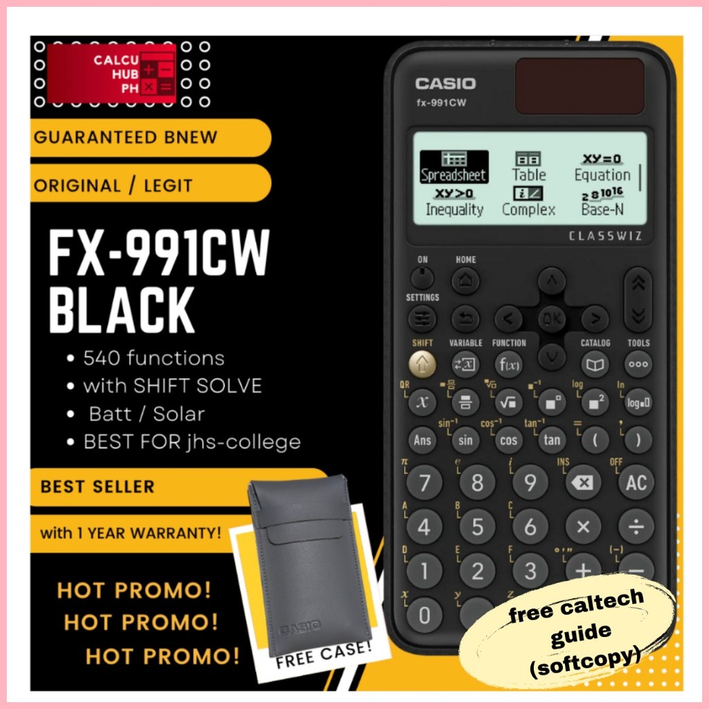 ☃ CASIO CLASSWIZ FX991CW SCIENTIFIC CALCULATOR WITH 12 MONTHS WARRANTY
