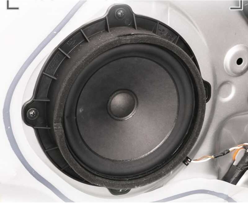 Car e Front · Rear Door Bass Stereo Speaker horn Wire Cable Mat Adapter