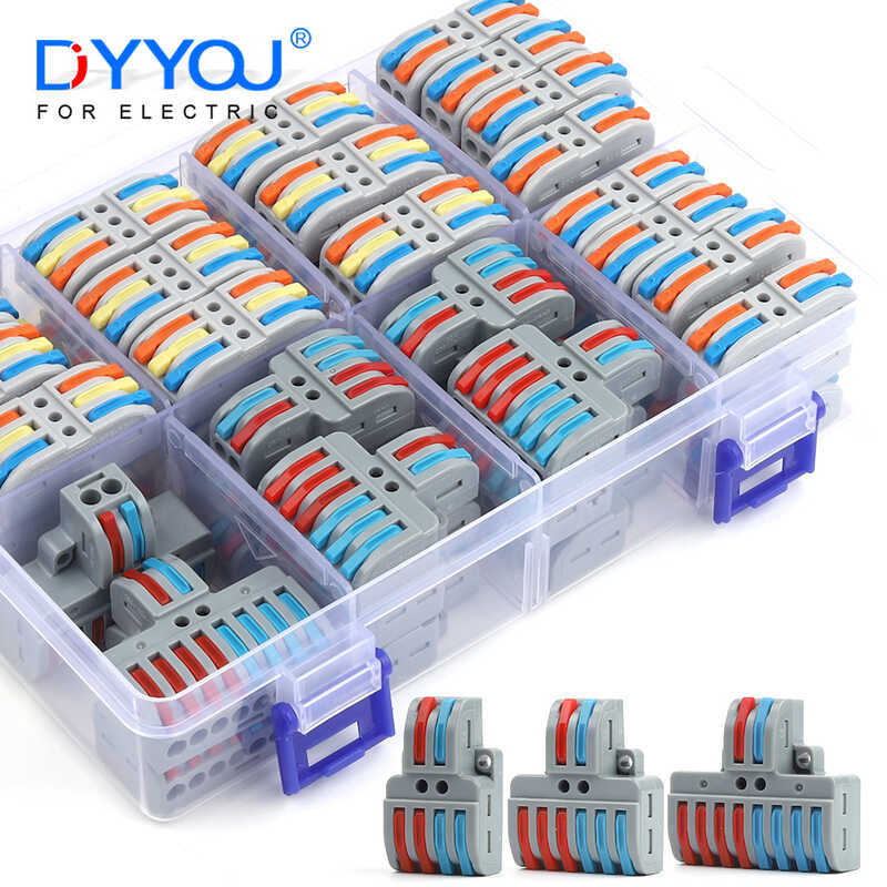 Mini ☆ ☆ Fast Wiring Connectors Universal Compact Splitter Electrical ...