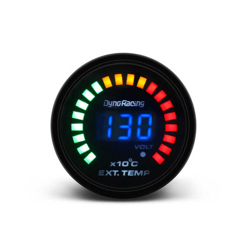 C Tail Gas Meter Led Scale Digital Display Two In One Special Instrument For Racing Car V