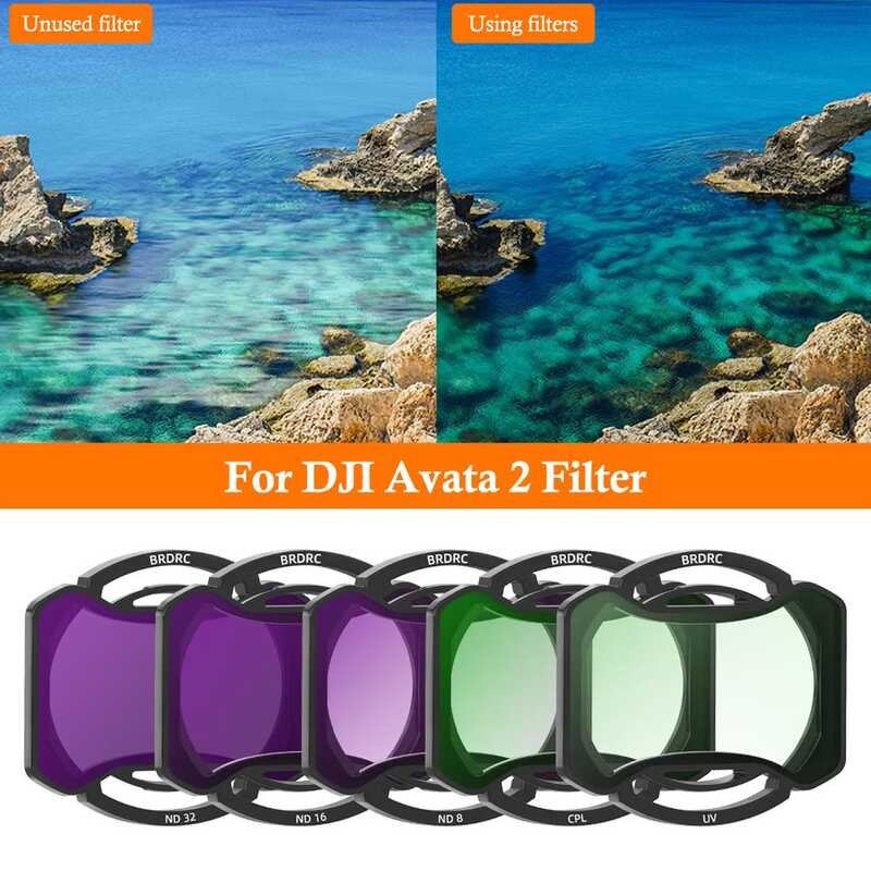 5Ae For DJI AVATA 2 Camera Lens Filter Traverser UV Protective CPL ...