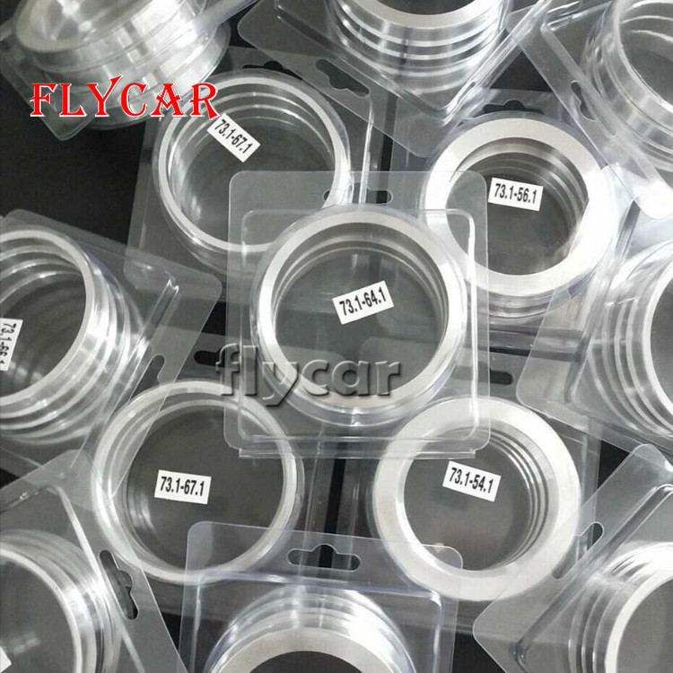 4pcs Aluminum Alloy Car Tire Wheel Hub Centric Rings center Bore Wheel ...