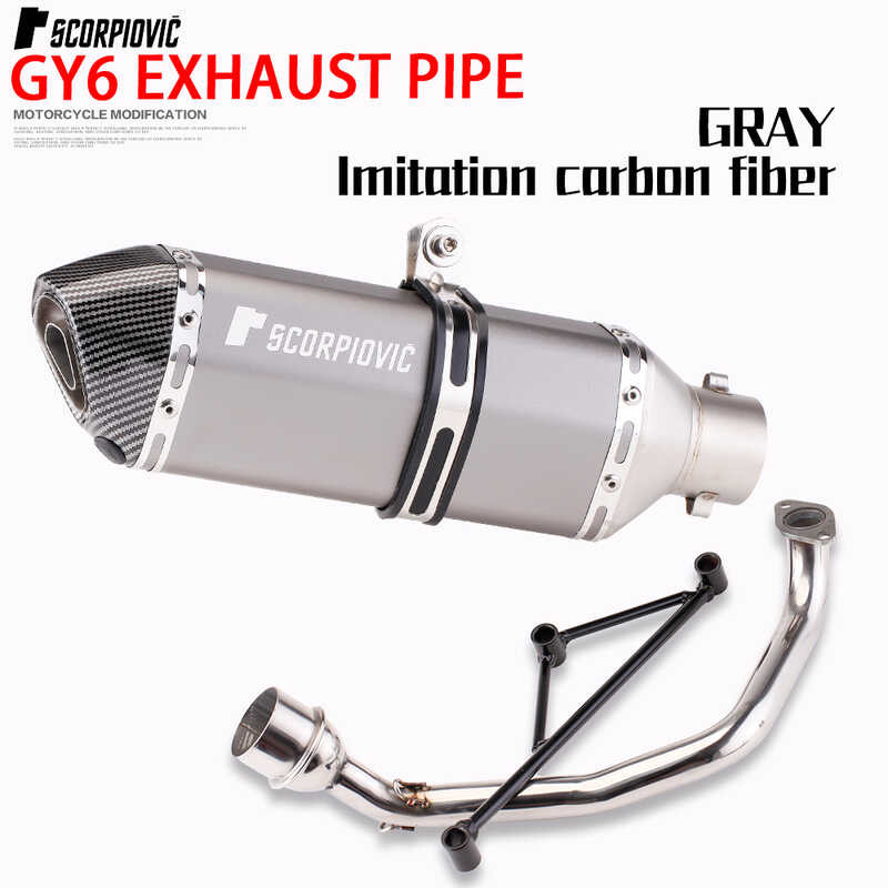 Motorcycle e Exhaust Pipe Escape Muffler Pipe Modified Connector