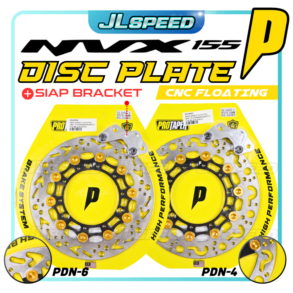PROTAPER NVX V1 V2 260mm Cnc Floating Disc Brake Plate Front Piring ...