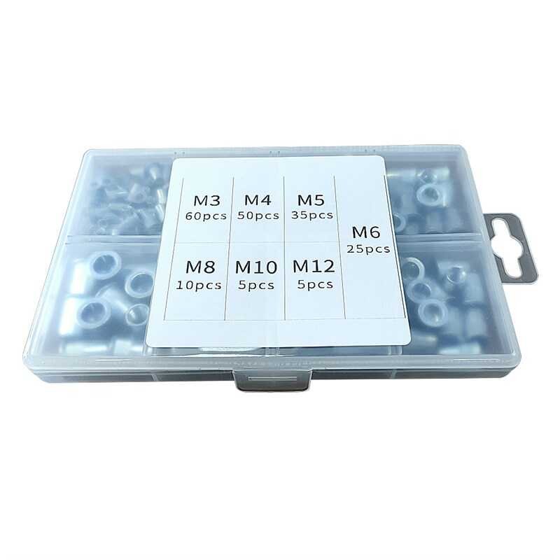 manual rivet 110pc gun pull rivet nut tool M3-M12 threaded nut rivet ...