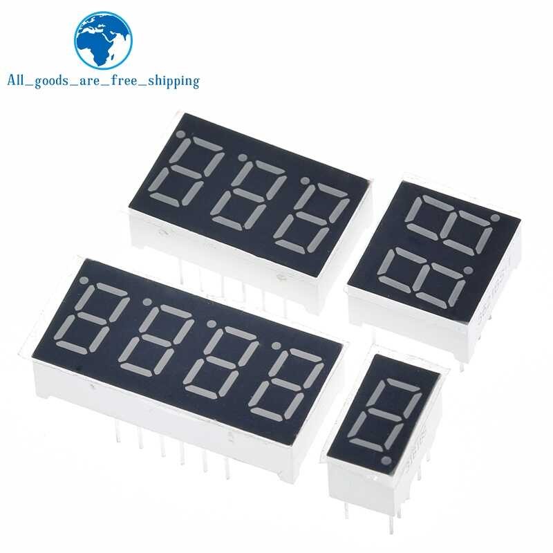 10 Pezzi Display LED 7 Segmenti Anodo Comune - 1/2/3/4 Bit, 0.56", Rosso Con Cavi Di Collegamento - Foto 2