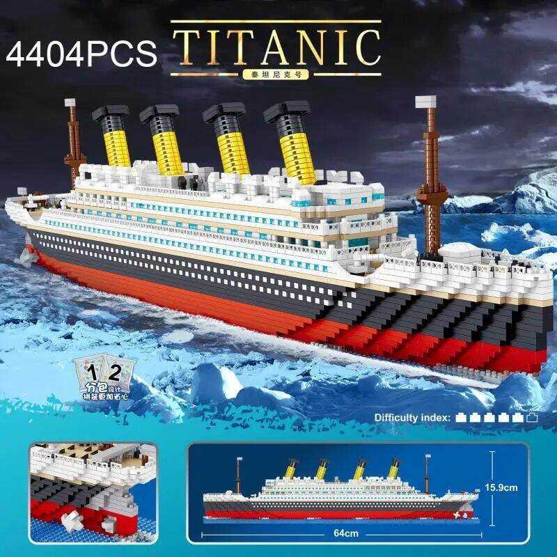 Bloc De Construction Titanic – 3800 Pièces – Maquette Black Friday