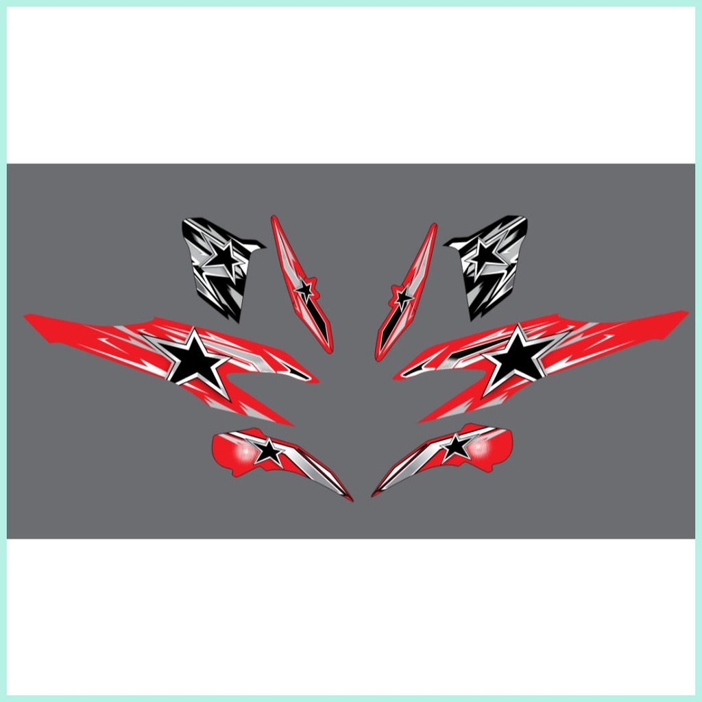Honda Click 125 V2 StarEdition Decals Sticker | Shopee Philippines