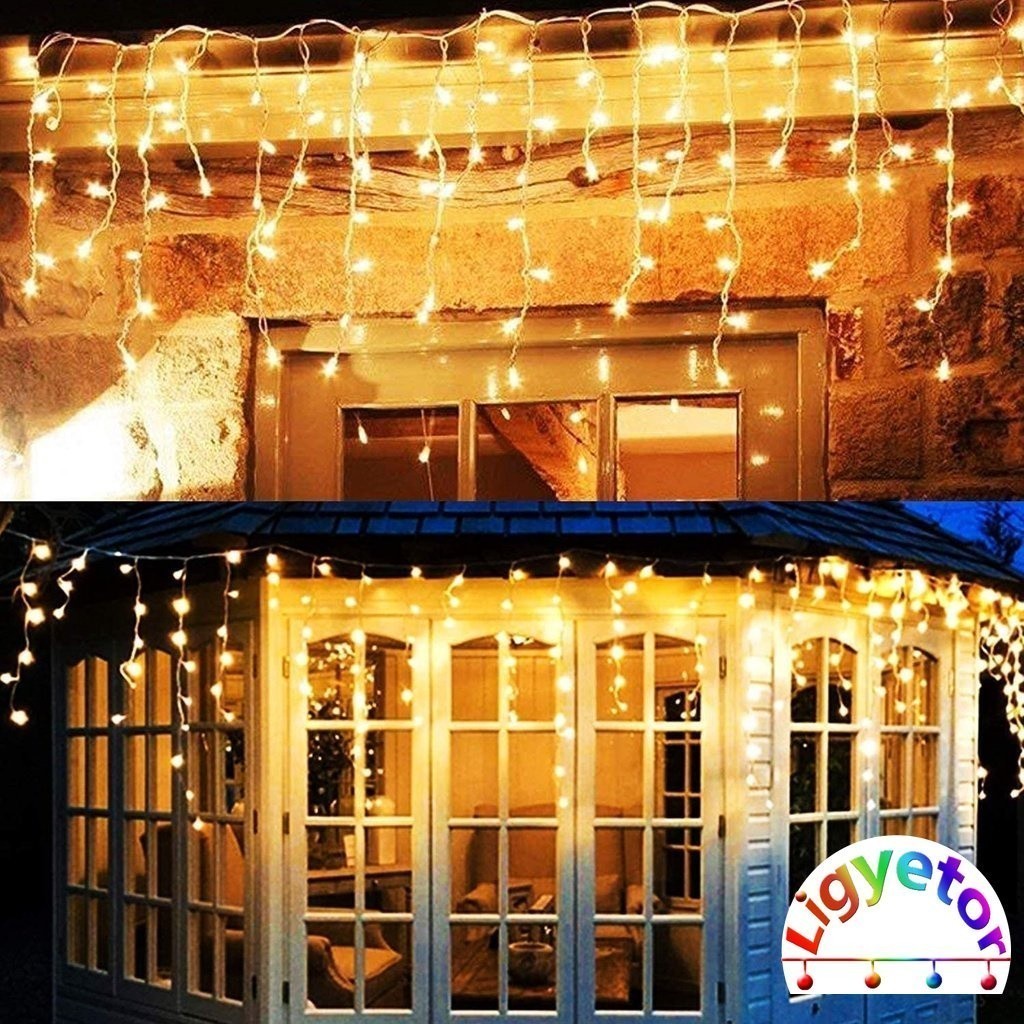 Ligyetor LED Solar Fairy Lights Outdoor Waterproof Christmas String ...